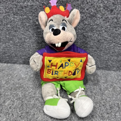 CEC CHUCK E CHEESE HAPPY BIRTHDAY 10" STUFFED PLUSH holds money /gift card - Picture 2 of 5
