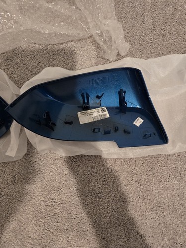 2018 Bmw M2 F87 Genuine Mirror Caps Long Beach Blue - Picture 5 of 6