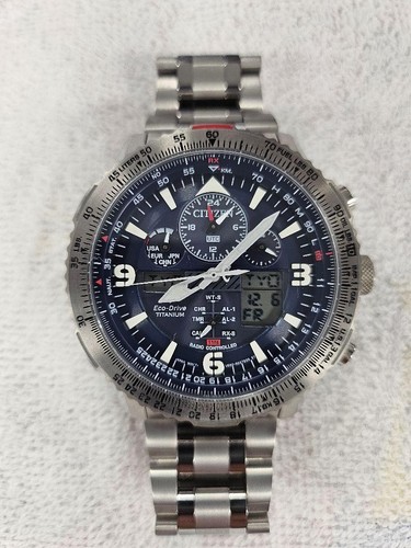 CITIZEN PROMASTER SKYHAWK JY8100-80L Solar Men's W45mm Titanium Analog With Box - Picture 1 of 24