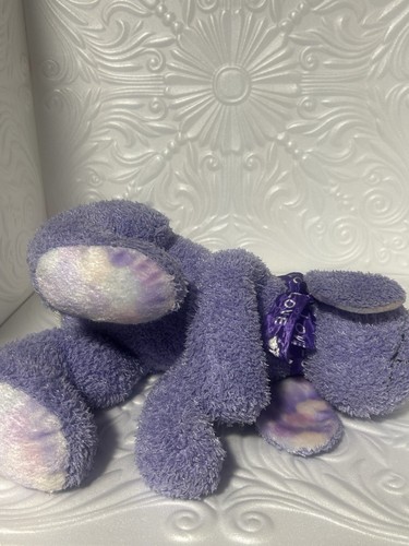 Walmart Peluche Viola Lavanda Cucciolo Cane Amore Cuore Nastro Fiocco Fagioli - Foto 13 di 15