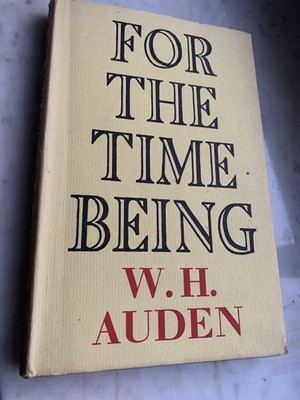 For The Time Being W. H. Auden Buch Vintage Retro Englisch Alt