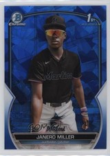 2023 Bowman Chrome Sapphire Edition Prospects Janero Miller #BCP-184 0q1p