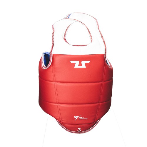 Corpetto per Gare Taekwondo TUSAH Omologato WT - Corazza Reversibile - Picture 3 of 6