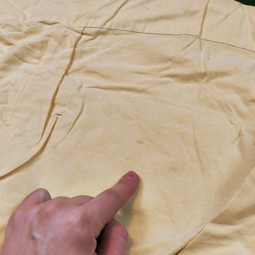 Vintage Tommy Hilfiger Shirt Mens Large Yellow Collared Button Up Casual L/S 90s - Picture 13 of 13