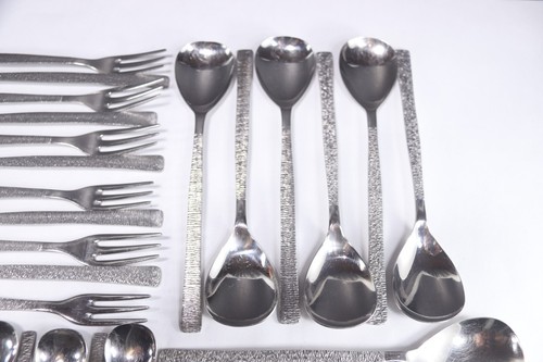 Viners of Sheffield STUDIO Stainless Flatware 51 Piece Lot England 18/10 MCM - Picture 4 of 14
