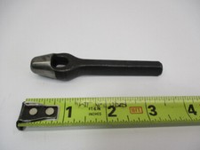 GENERAL 3/8" Round Hole Punch Tool Leather Rubber Gasket Paper Vinyl Metal VGC