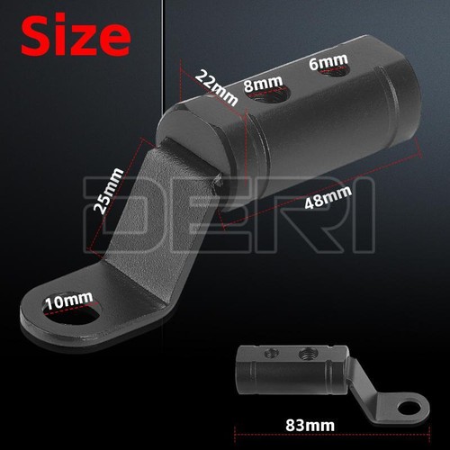 2X Motorcycle Rearview Mirror Expander Extension Bracket Adapter Holder Mount AU - Picture 3 of 13