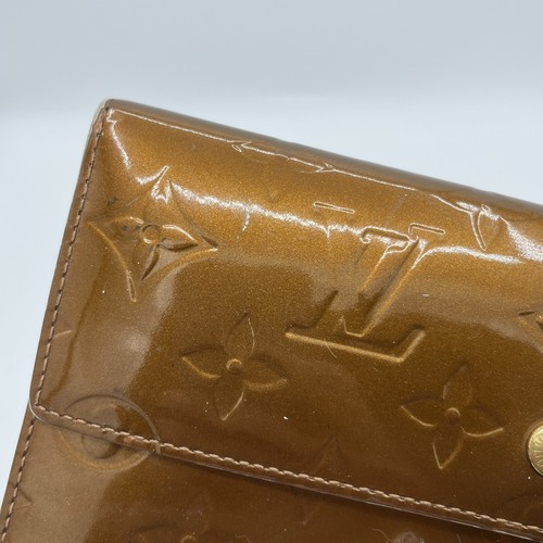 Louis-Vuitton Long Wallet Monogram Vernis Enamel Purse Auth From Japan - Picture 16 of 24
