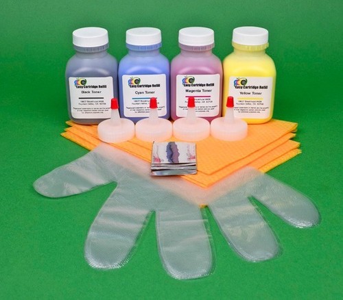 4-Color Toner Refill for HP Pro MFP M377 M377dw CF410X CF411X CF412X CF413X 410X - 第 1/1 張圖片