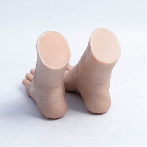22cm Silicone Foot Model Virtual Vein Platinum Adult Shoes Socks Shooting Props - Picture 13 of 24