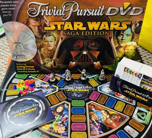 Star Wars Saga Edition Trivial Pursuit DVD Parker Brothers