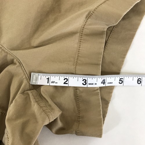 J. Pantalón Corto Chino Crew 4" Elastizado Para Mujer Talla 12 Bolsillos Tostados Informal Verano - Imagen 6 de 10
