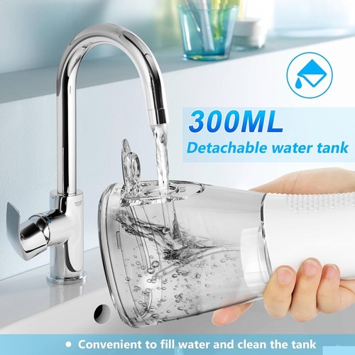 Upgraded Cordless Waterpik Flosser Dental Oral Irrigator Teeth Cleaner Xmas Gift - Picture 5 of 9