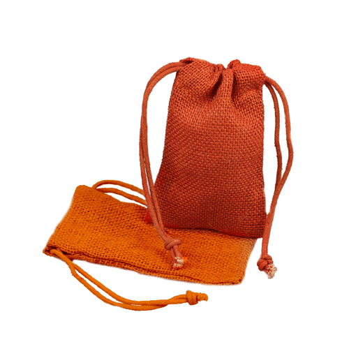 3" x 5" Burlap Party Favor Bags with Jute Drawstrings 12 Pack (9 Colors) - Picture 3 of 9