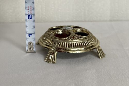VTG Gold Tone Metal - 4 hole lip stick holder “Louisiana The Pelican State” - Picture 3 of 19