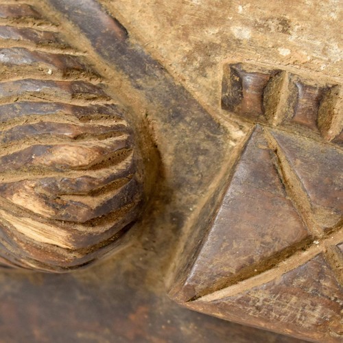 Máscara de madera picuda Igbo Nigeria - Imagen 5 de 8