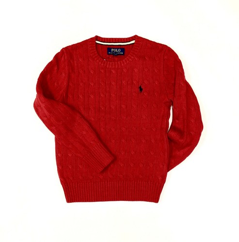 Polo Ralph Lauren Boys Cable Knit Sweater Pullover Little Kids Size 5 - Picture 5 of 5