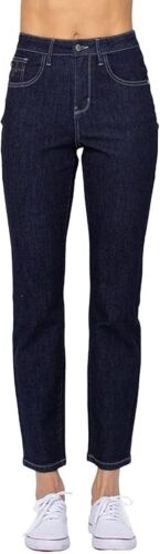 Jeans JUDY BLUE lavaggio risciacquo vita alta mamma jeans 11/30 - Foto 3 di 9