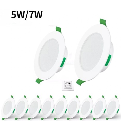 6/12er 68mm LED Einbaustrahler Flach Dimmbar 3CCT Deckenspot Panel Leuchte Lampe - Bild 11 von 16