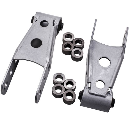 2''-3" Rear Drop Shackles Kit for Chevy Silverado GMC Sierra 1500 C1500 1988-18 - Picture 2 of 10
