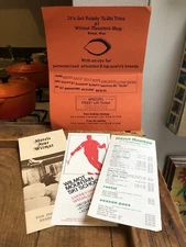 Wilmot Mountain Ski Resort Ephemera LOT 1970s Ski School