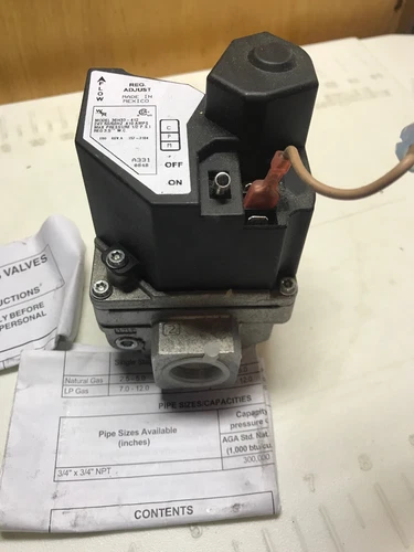 White Rodgers 36H33-412 Slow Opening High Capacity Combination Gas Valve, NOS