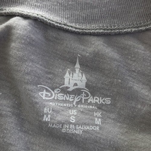 Disneyland Resort 2014 Womens Small Gray Shirt Varsity Stripe Mickey Mouse #4170 - Bild 5 von 9