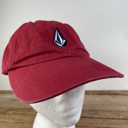 Volcom Logo SnapBack Red Hat Cap Adjustable - Picture 11 of 17
