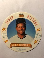 1992 MSA BENS BREAD DISC DANNY TARTABULL SUPER HITTERS (NY YANKEES) #13