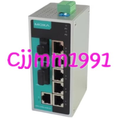 1PC new MOXA EDS-208A-MM-SC 2 Optical 6-electrical Ethernet switch #LM