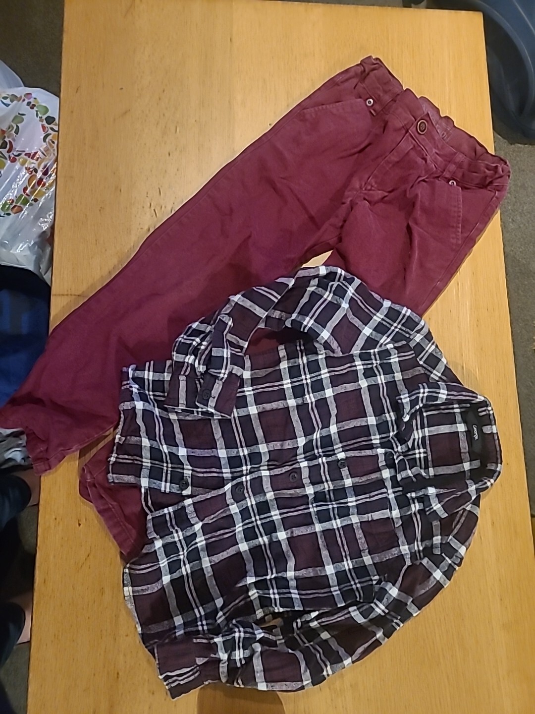 boys Winter Bundle clothes 67 years 7 Items Trousers Jumper Shirt M&S