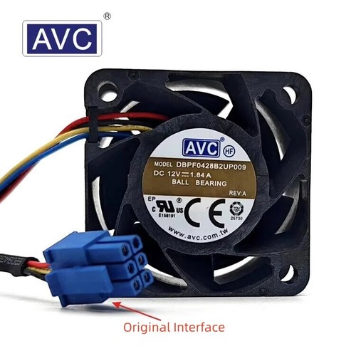 For DBPF0428B2U With HP Dl20Gen10 Server Cooling Fan 12V 1.84A 4CM 4028 - Picture 6 of 7