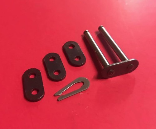 RENOVADO • Eslabón de conexión de cadena triplex primario Norton Triumph BSA 750 850 T140 NOS - Imagen 1 de 2