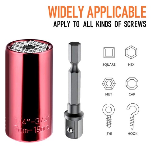 Super Universal Socket Tools Regali per Uomo - Calza Stuffers per Uomo, Uomo... - Foto 5 di 7