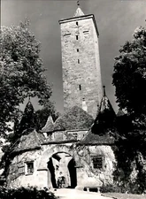 LD312 1970 Original Photo MEDIEVAL TOWN OF ROTHENBURG Germanyu Romantic Road