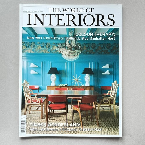 Lot 11 THE WORLD OF INTERIORS Design Magazine 2013 Magritte FORNASETTI FL Wright - Picture 16 of 24