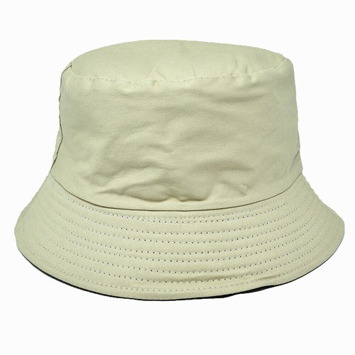 Mens Womens Bucket Boonie Hat 100% Cotton Fishing Outdoor Brim Visor Cap Hats - Picture 55 of 60