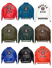 Mens Avirex Real Bomber American Flight Jacke...