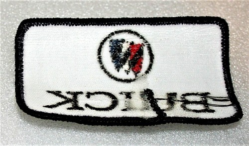 Vintage Buick Shield Automotive Logo Car Cloth Patch New NOS 1970s - Picture 3 of 3
