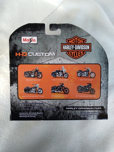 MAISTO Harley Davidson H-D Custom Series 41 2014 Sportster Iron 883 pressofuso - Foto 4 di 7