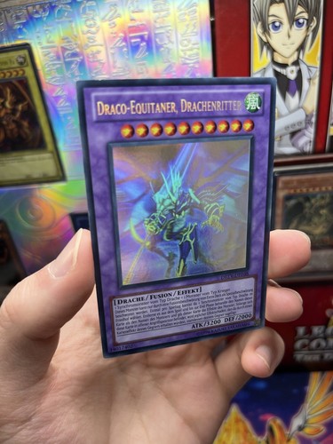 Draco-Equitaner, Drachenritter GHOST RARE Deutsch YUGIOH - Bild 6 von 11