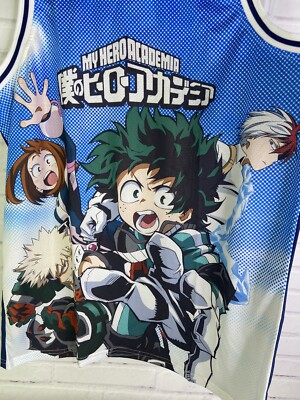 My Hero Academia Deku Todoroki Uraraka Plus Ultra Jersey Tank