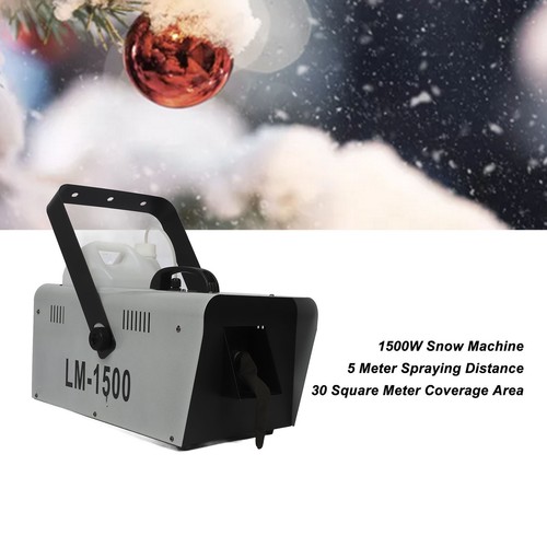 1500W Snow Making Machine Manual Or Remote Control Snowflake Maker 110V - Picture 6 of 23