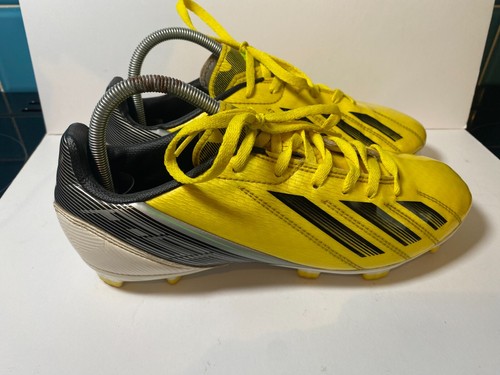 Scarpe da calcio Adidas F10 TRX F50 FG taglia UK 5 giallo nero art G65352 2012 - Foto 1 di 8