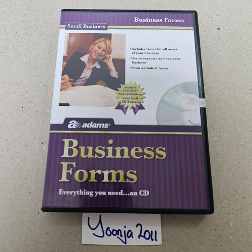 Business Forms (Small Business) CD-ROM Adams (2006) Requires Microsoft Excel