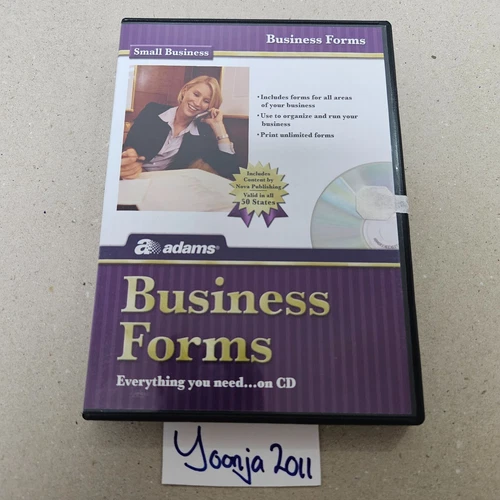 Business Forms (Small Business) CD-ROM Adams (2006) Requires Microsoft Excel