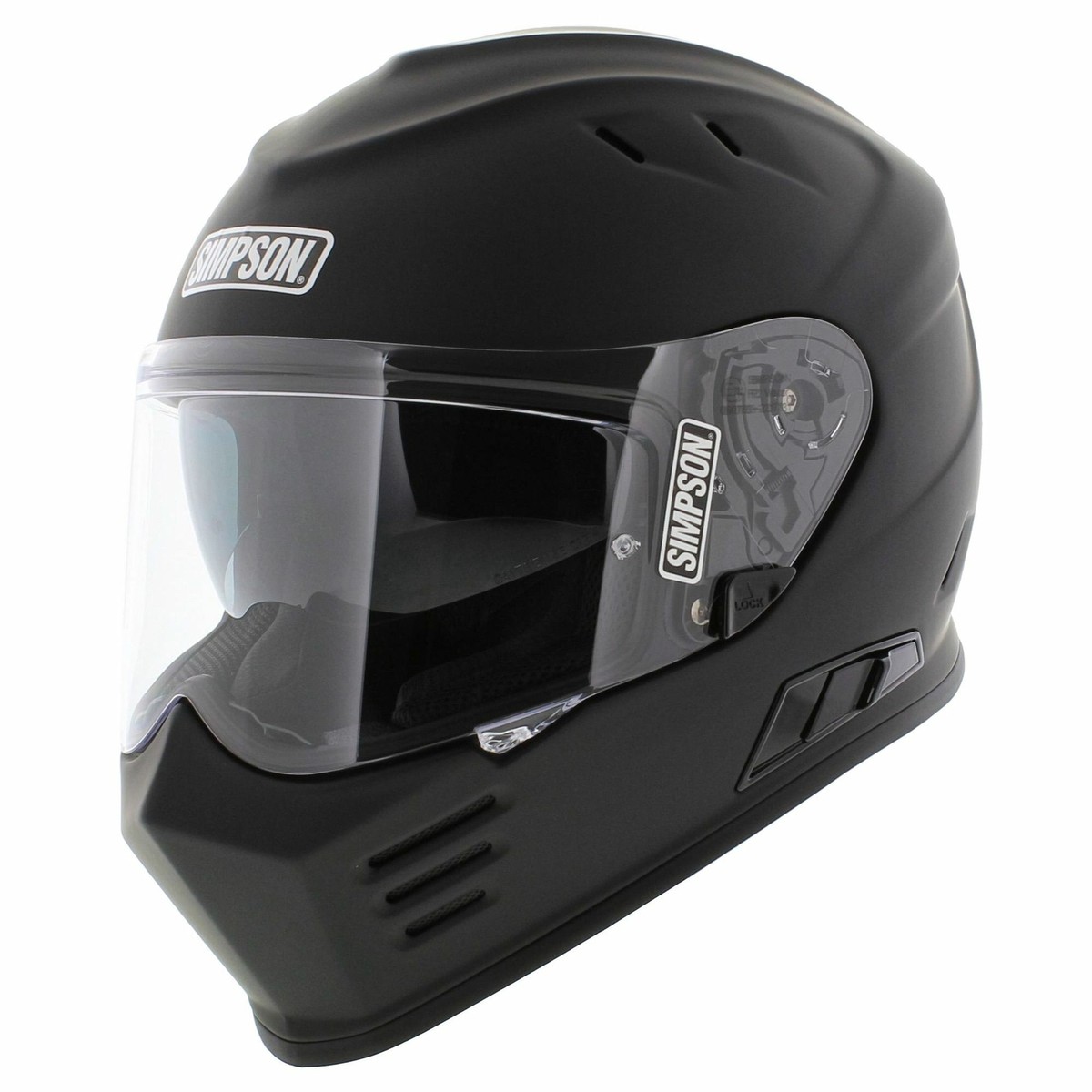 Simpson Venom Motorcycle Helmet matt black (22.06) | eBay Simpson Venom Motorcycle Helmet matt black (22.06) | eBay