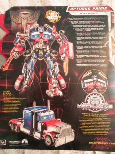 ROTF - Transformers Revenge of the fallen - Leader Class Optimus Prime (2009) - Imagen 2 de 7