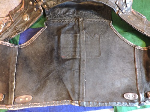 Vintage Harley Davidson Leather Vest with Eagle & other Pins "Sam's Place" - Picture 14 of 18