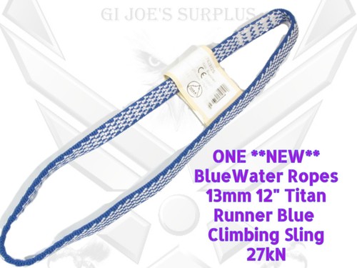 NEW Bluewater Ropes Titan Runner Climbing Sling 12" 13mm 27kN Professional N6 - Picture 14 of 16